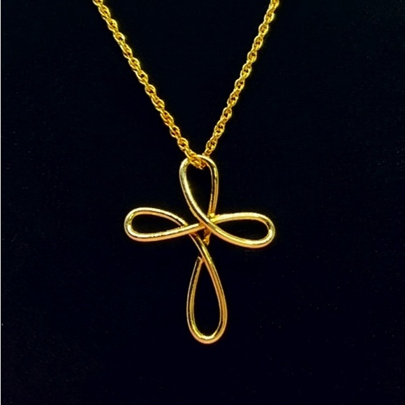 Unmarked Beauty Jewelry - Infinity Cross Pendant Necklace